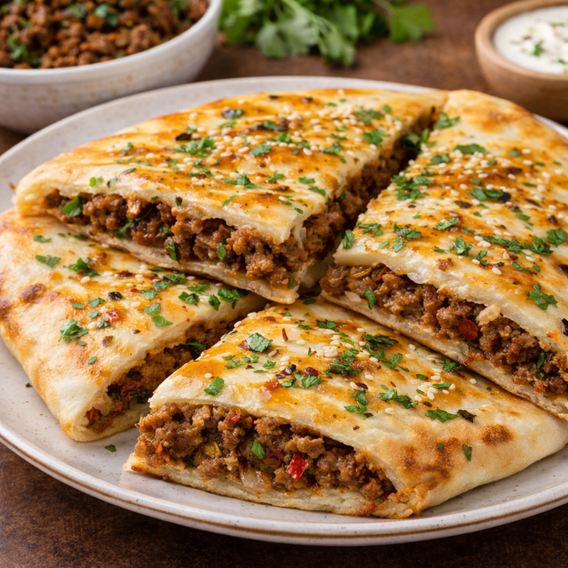 Beef Qeema Naan