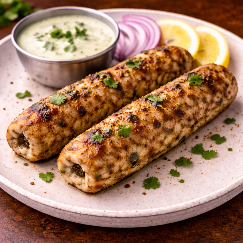 Chicken Seekh Kebab (2 pcs)